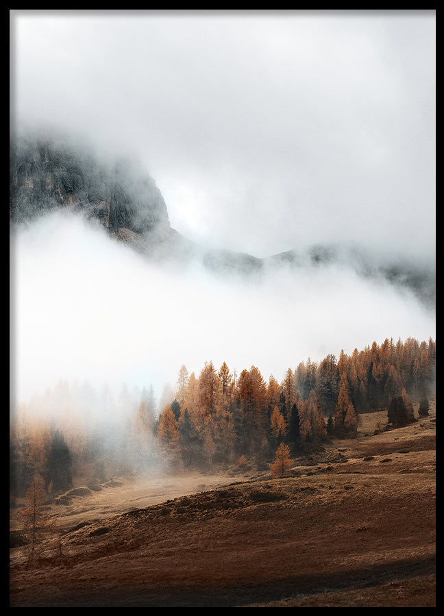 Poster - Hazy Mountains