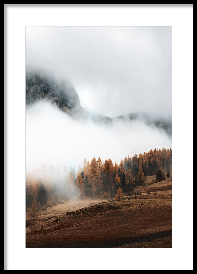 Poster - Hazy Mountains