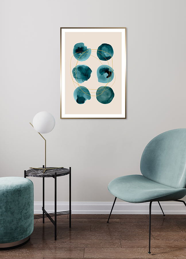 Poster - Green Circles