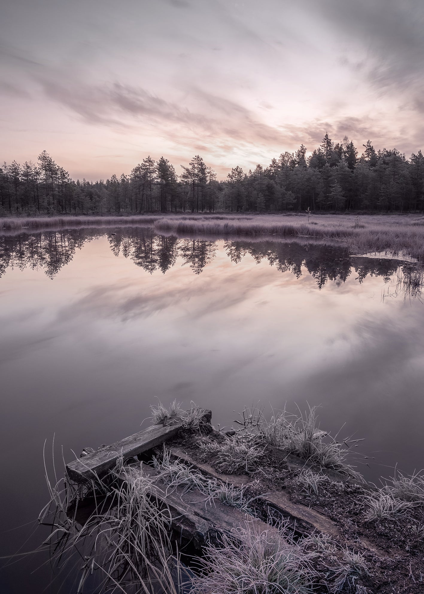 Canvastavla - Winter Sunrise