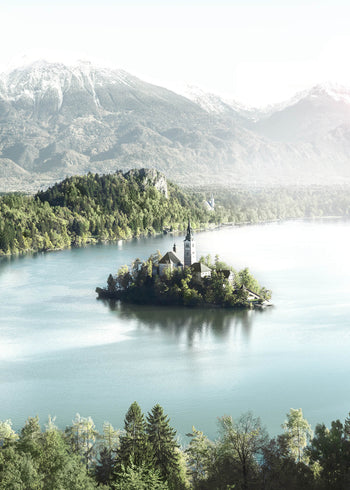 Canvastavla - Lake Bled