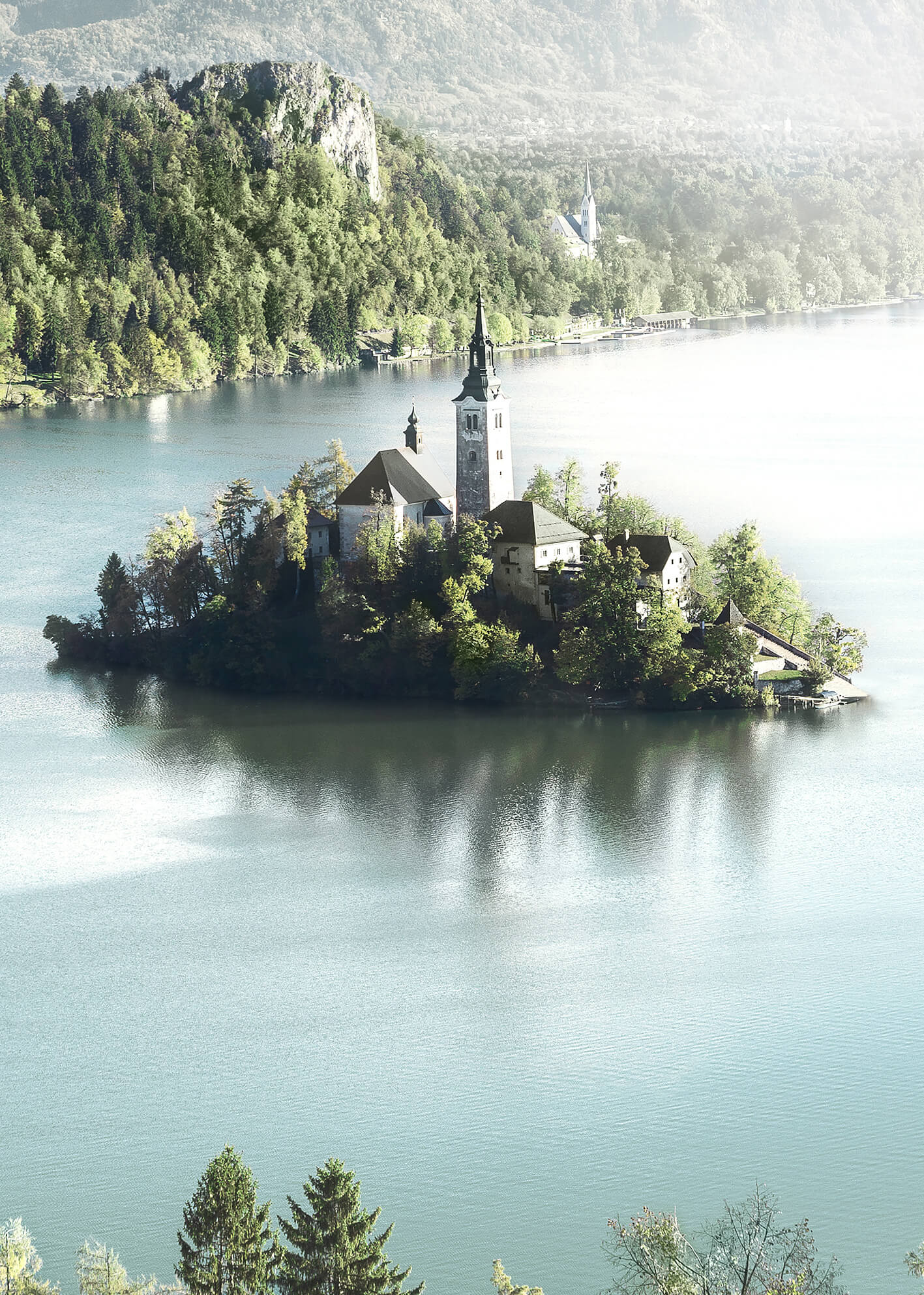 Canvastavla - Lake Bled