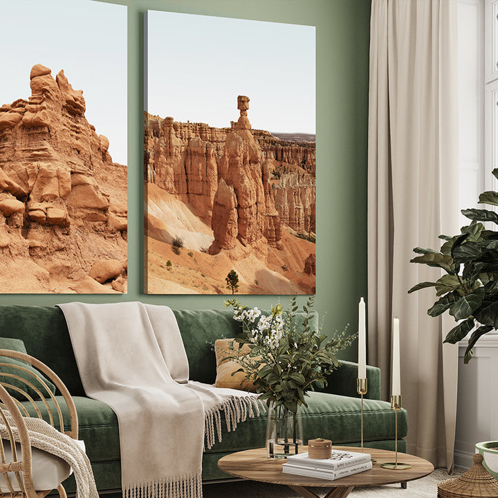 Canvastavla - Pink Cliffs