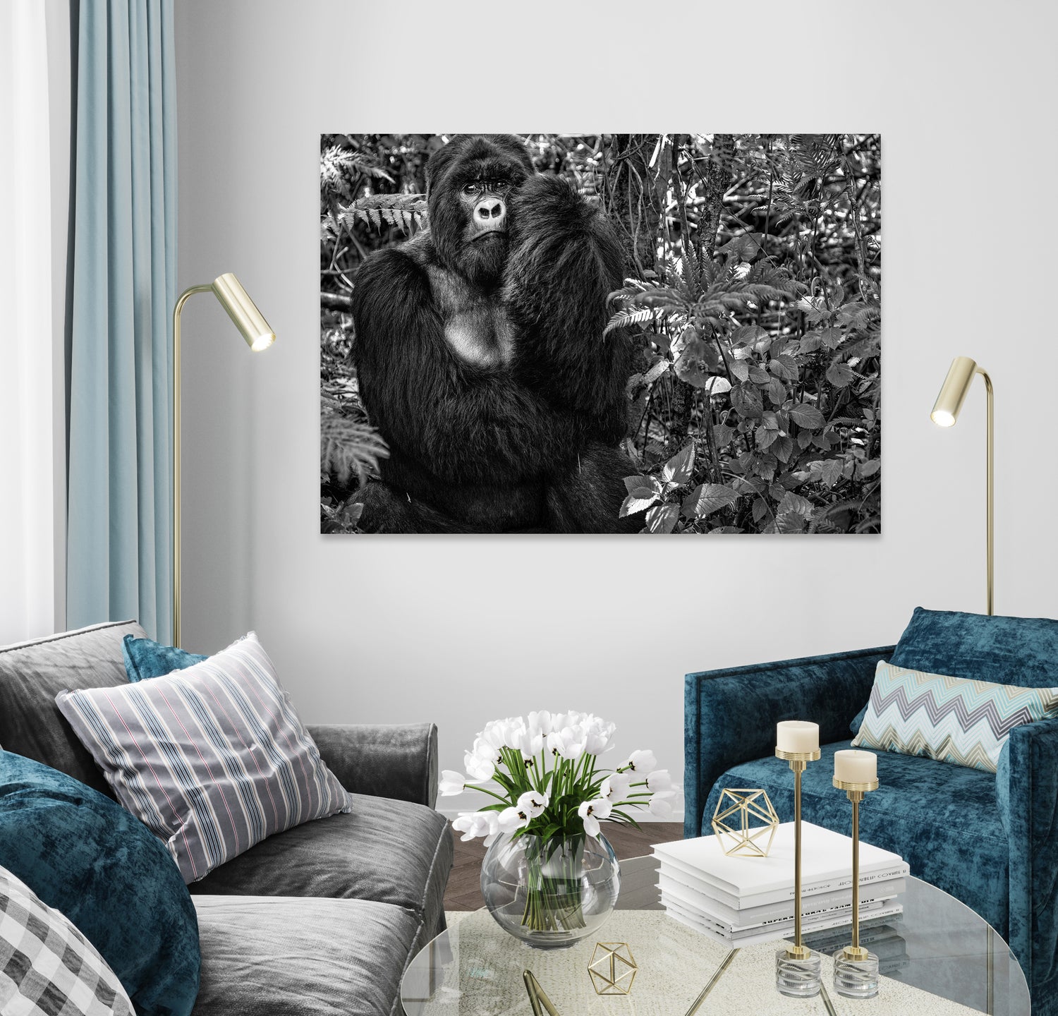 Ljuddämpande tavla - Gorilla