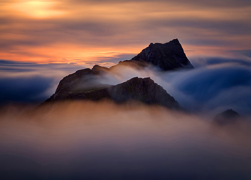 Ljuddämpande tavla - Mountains
