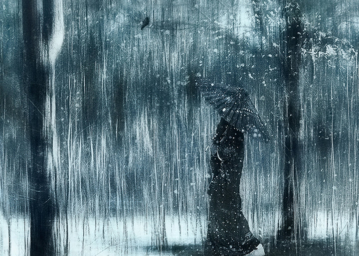 Ljuddämpande tavla - Rain