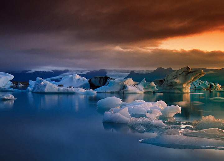 Ljuddämpande tavla - Fire and Ice