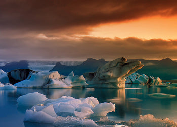 Ljuddämpande tavla - Fire and Ice