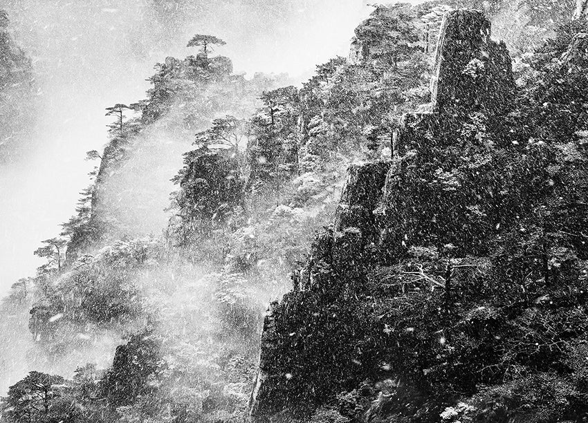 Ljuddämpande tavla - Snowy Ridge