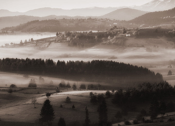Ljuddämpande tavla - Misty Scape