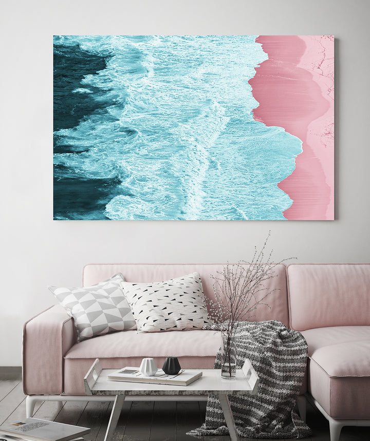 Ljuddämpande tavla - Pink Shore