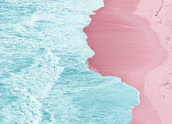 Ljuddämpande tavla - Pink Shore