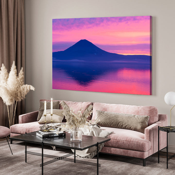 Ljuddämpande tavla - Pink Horizon