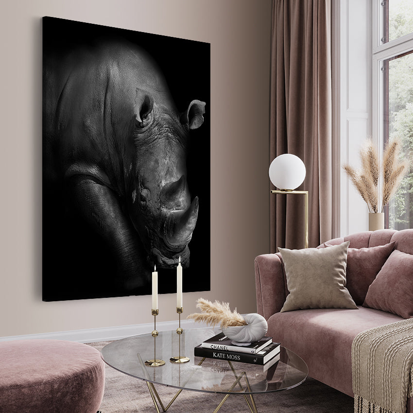 Ljuddämpande tavla - Rhinoceros