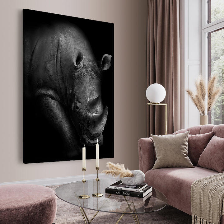 Ljuddämpande tavla - Rhinoceros