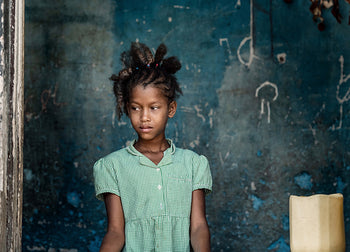 Ljuddämpande tavla - Sao Tome girl