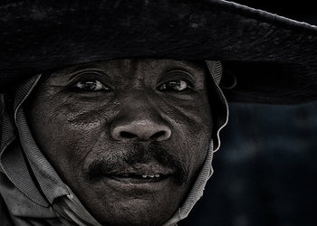 Ljuddämpande tavla - Man from Jakarta