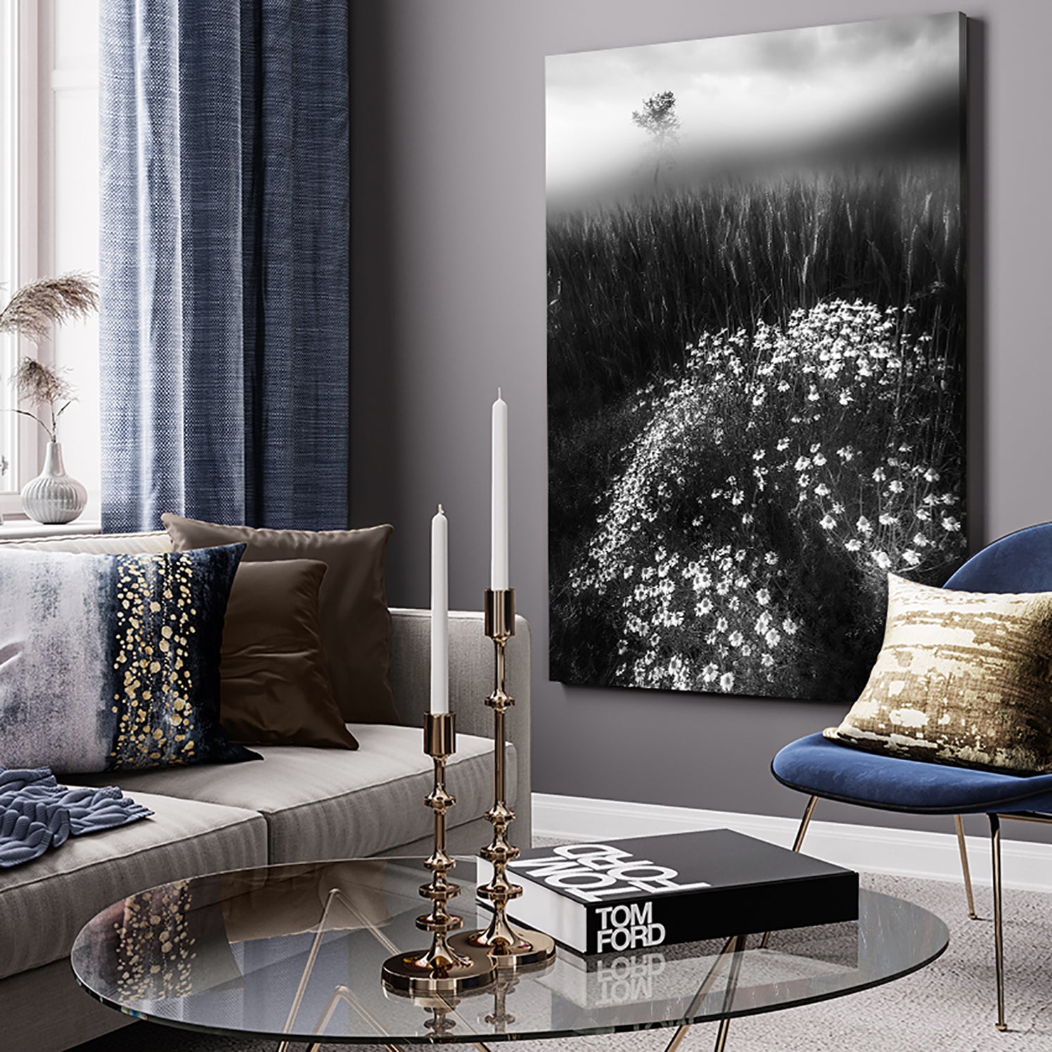 Ljuddämpande tavla - Springtime Sketches