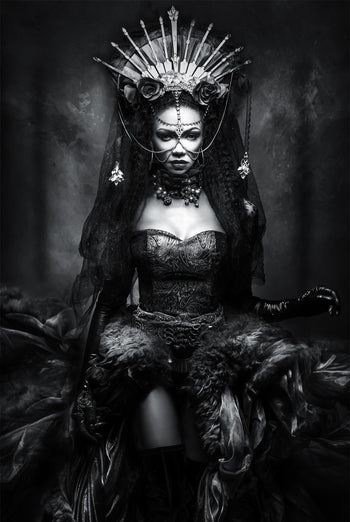Ljuddämpande tavla - Black Hestia