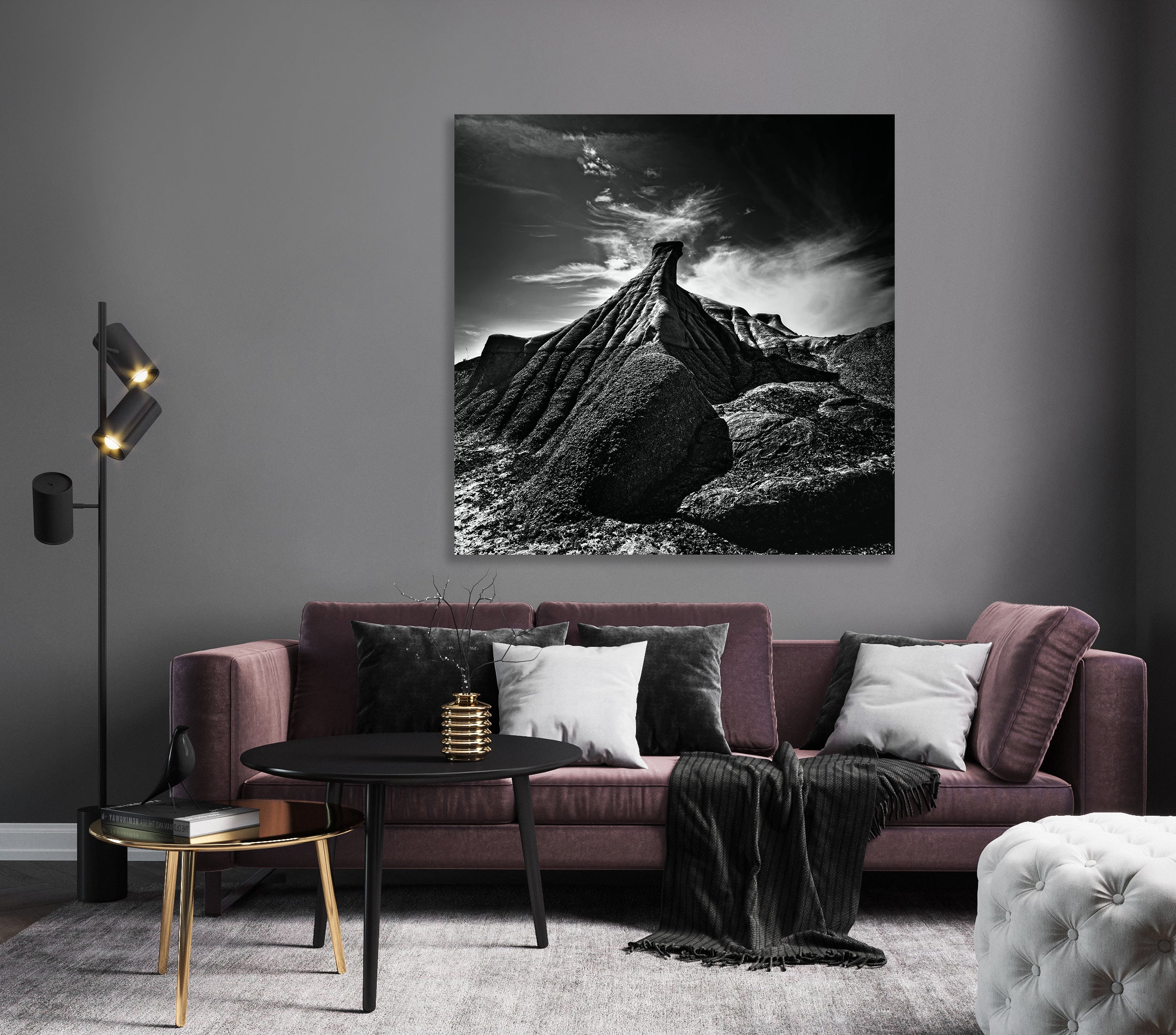 Ljuddämpande tavla - Volcano
