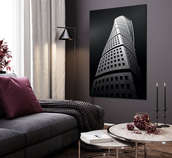 Ljuddämpande tavla - Turning Torso