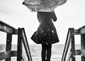 Ljuddämpande tavla - Beach Rain