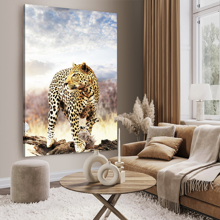 Ljuddämpande tavla - Leopard