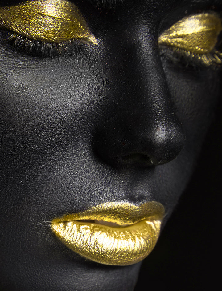 Ljuddämpande tavla - Black & Gold