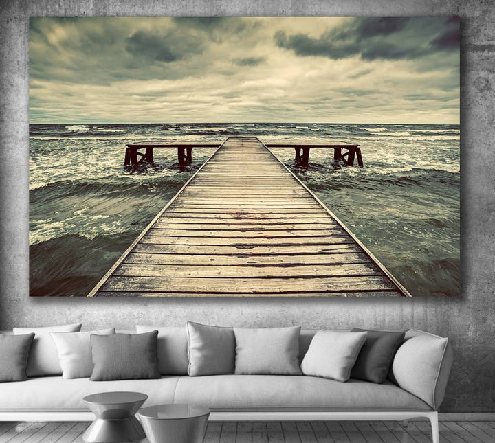 Ljuddämpande tavla - Havet