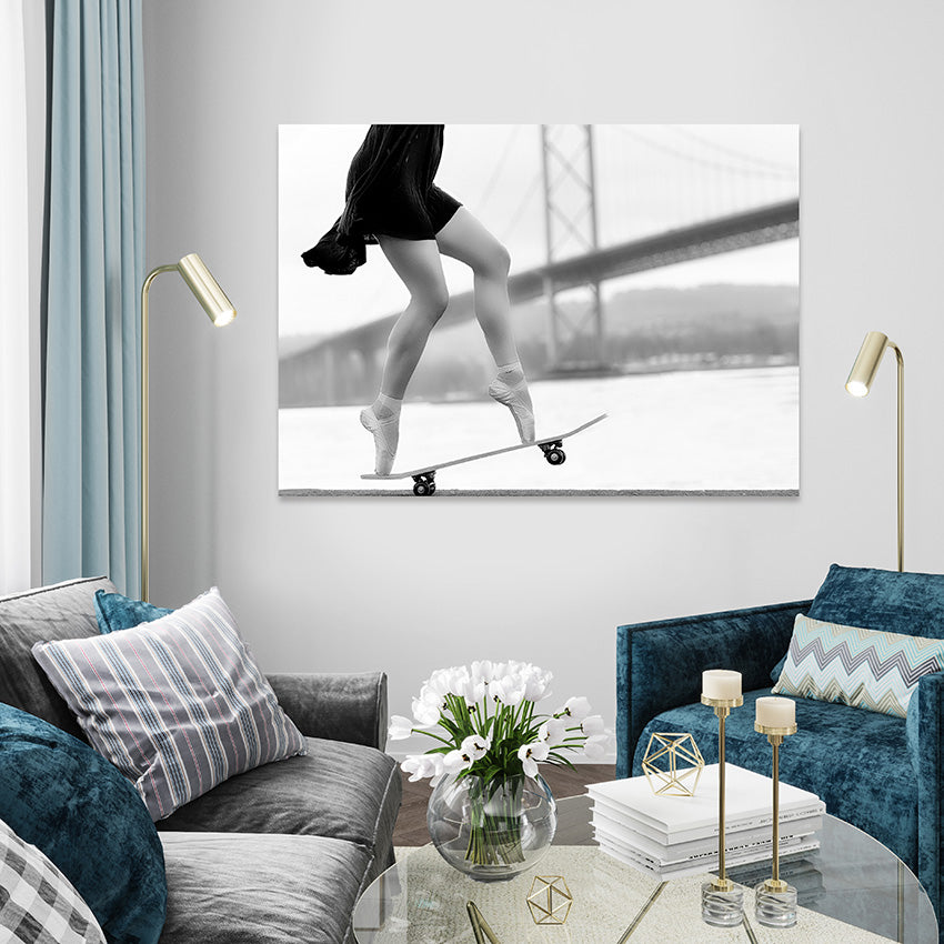 Ljuddämpande tavla - Skater