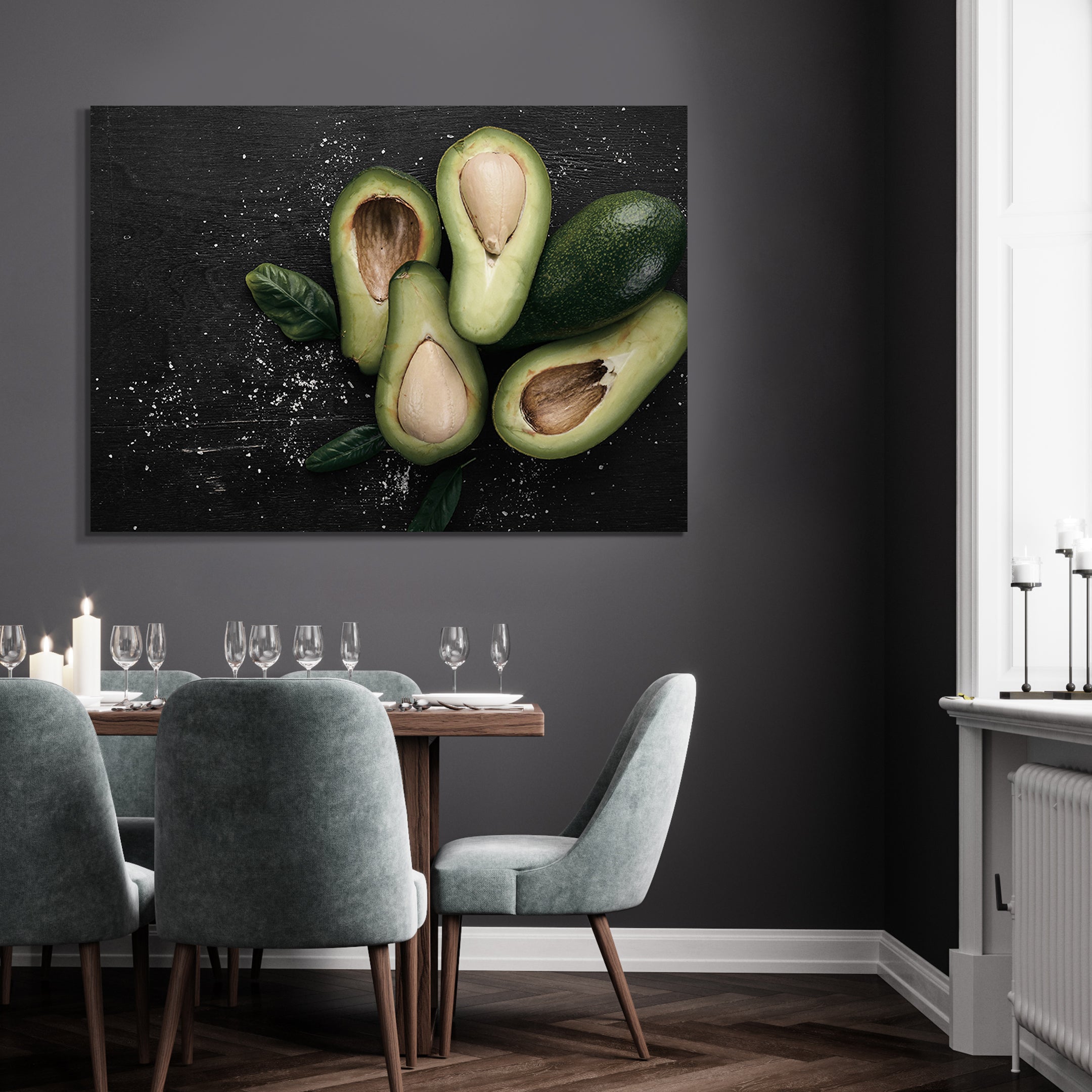 Ljuddämpande tavla - Avocado