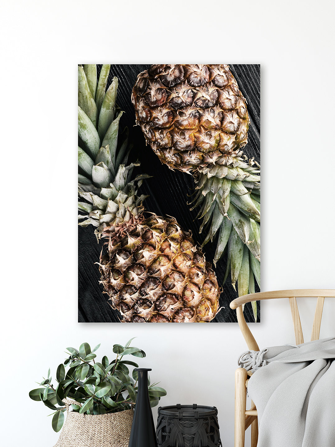 Ljuddämpande tavla - Ananas