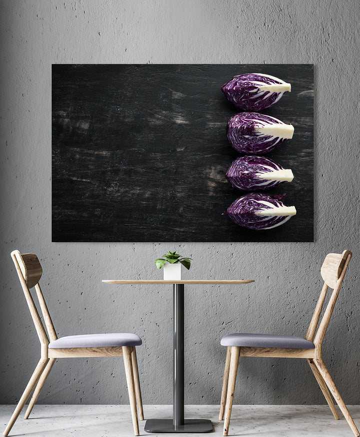 Ljuddämpande tavla - Purple cabbage