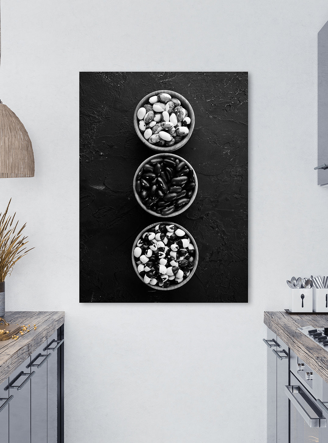 Ljuddämpande tavla - Raw beans