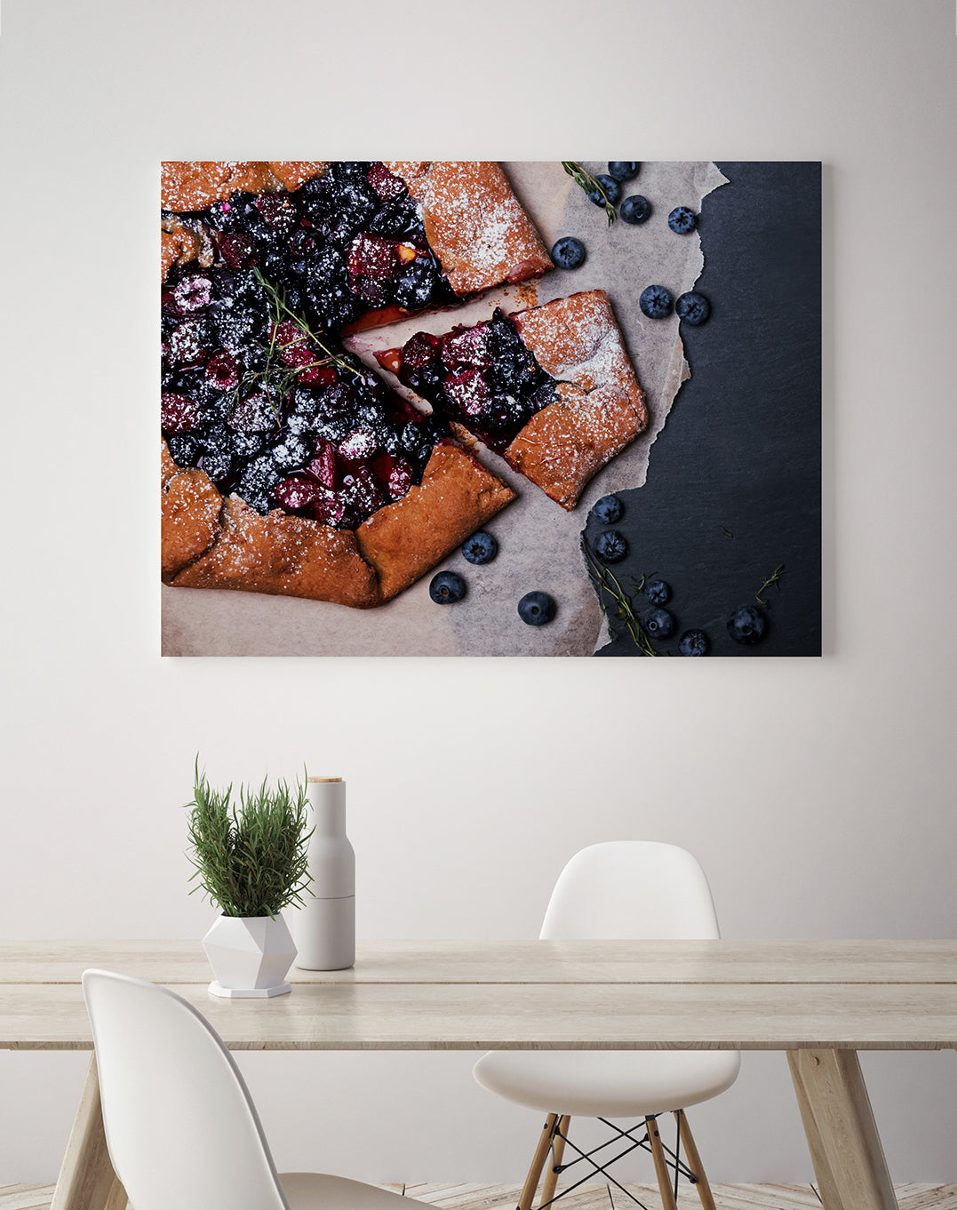Ljuddämpande tavla - Blueberry Pie