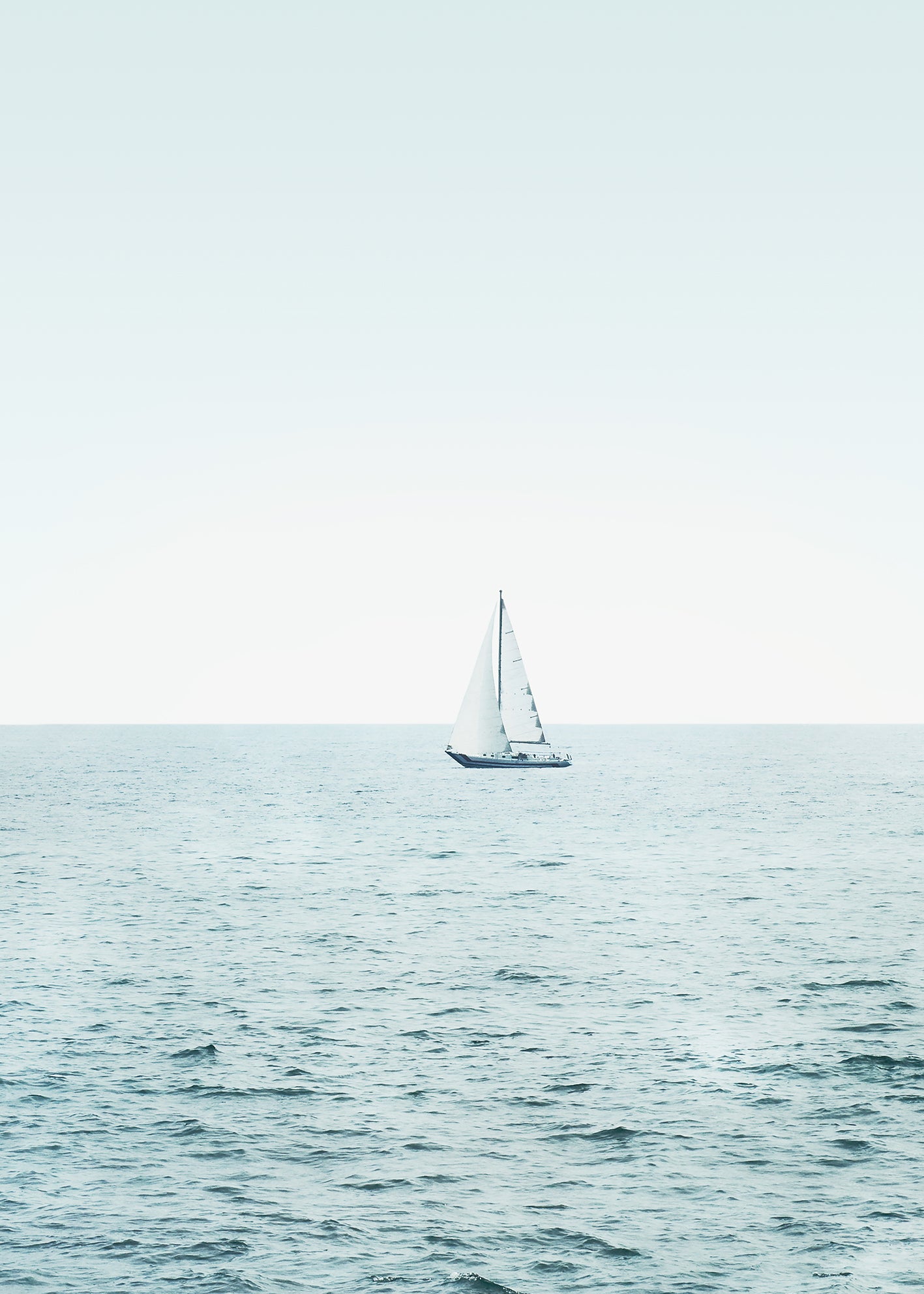 Ljuddämpande tavla - Sailing in Blue