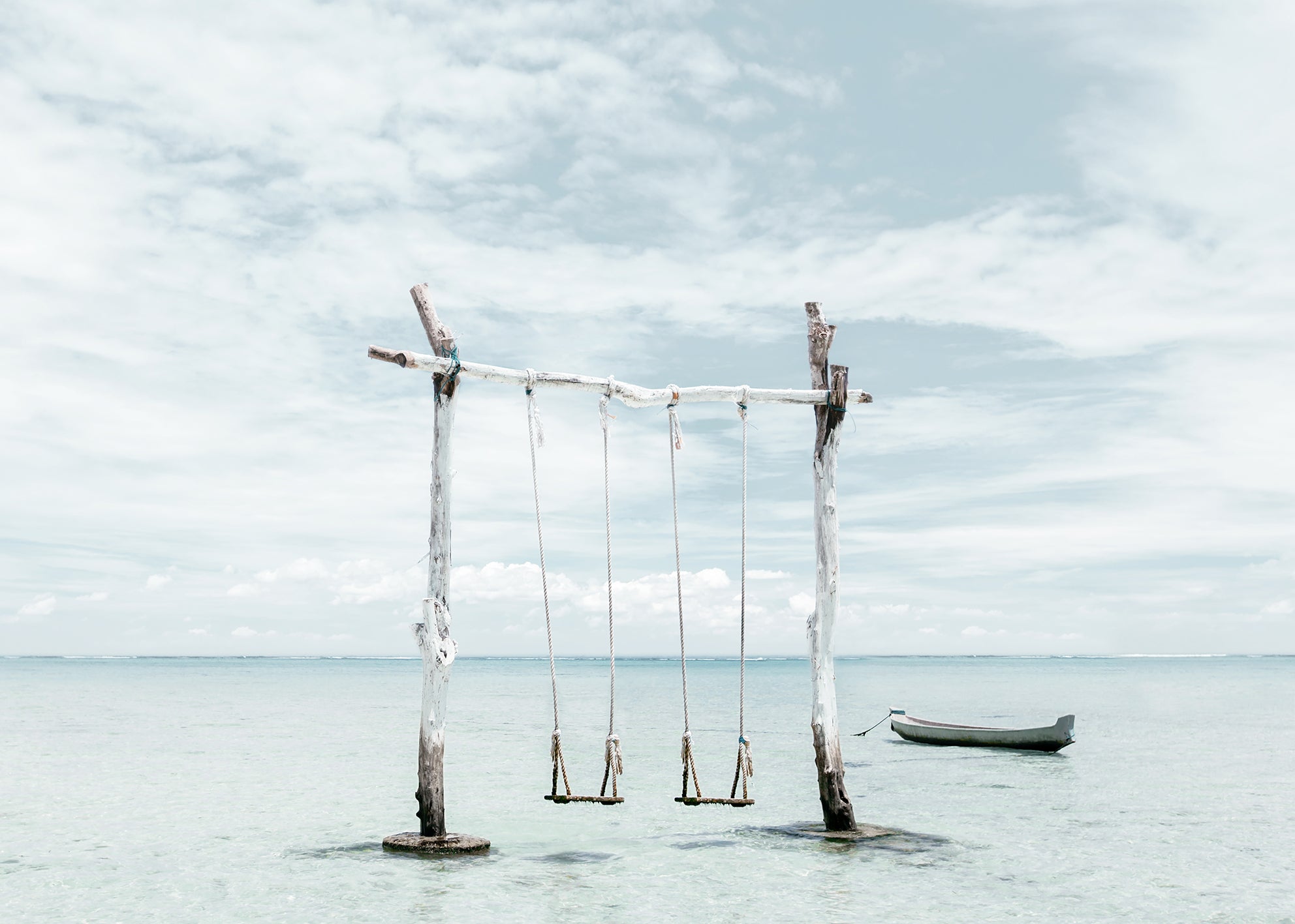 Ljuddämpande tavla - Beach Swing
