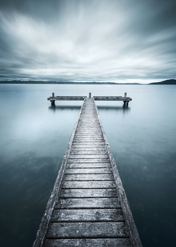 Ljuddämpande tavla - Jetty and Lake