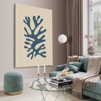Ljuddämpande tavla - Sealife Coral