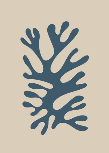Ljuddämpande tavla - Sealife Coral
