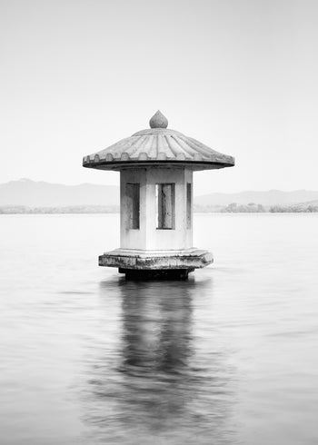 Ljuddämpande tavla - Stone Lantern
