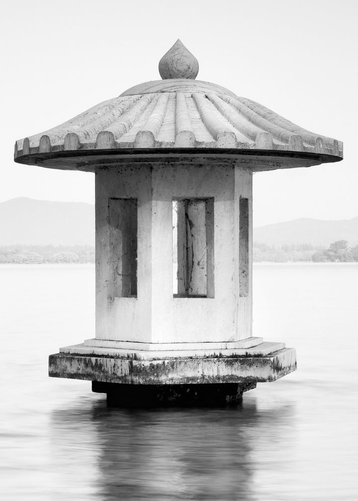 Ljuddämpande tavla - Stone Lantern