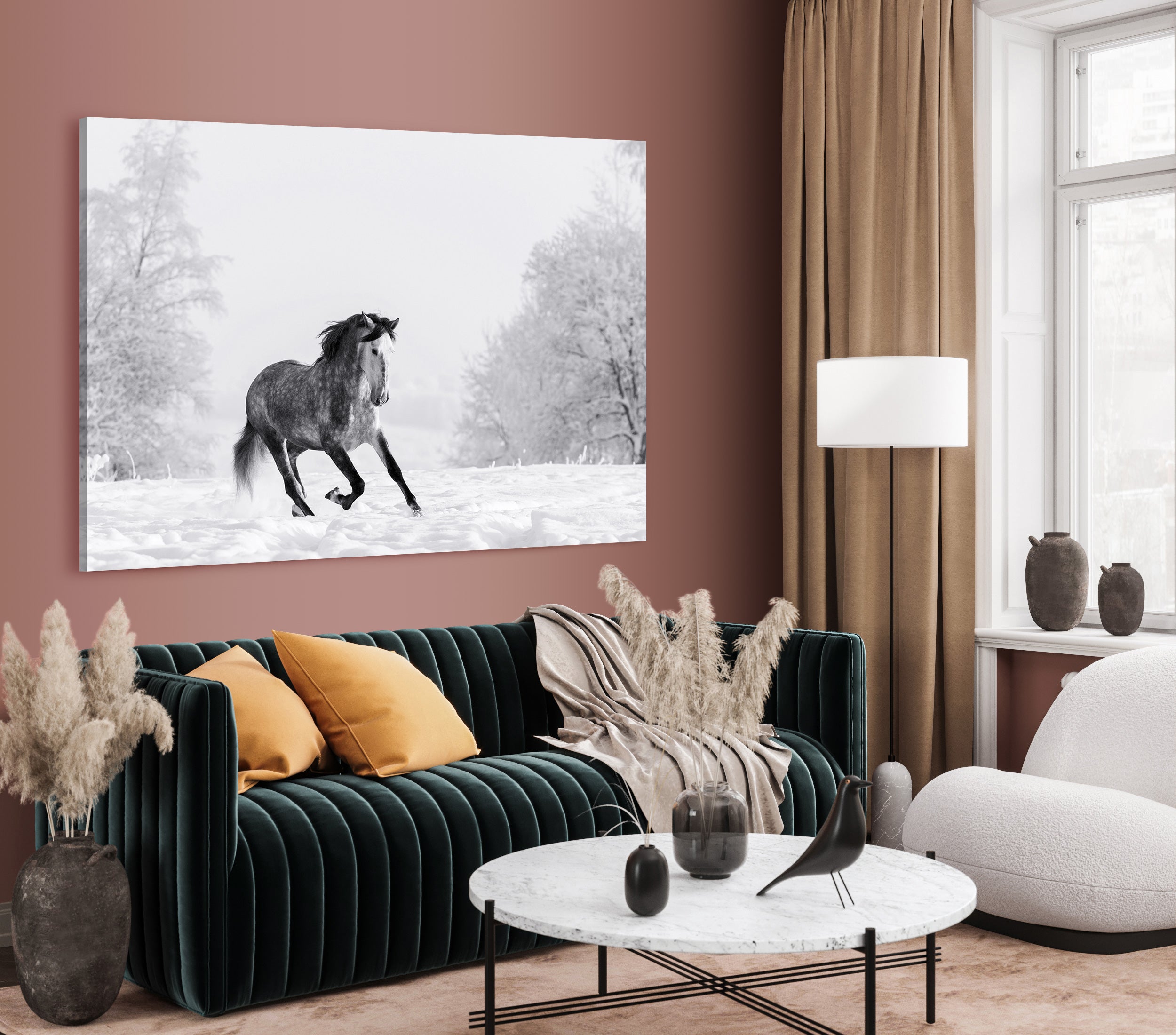 Ljuddämpande tavla - Snowie