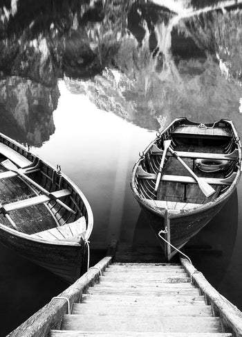 Ljuddämpande tavla - Barques Black