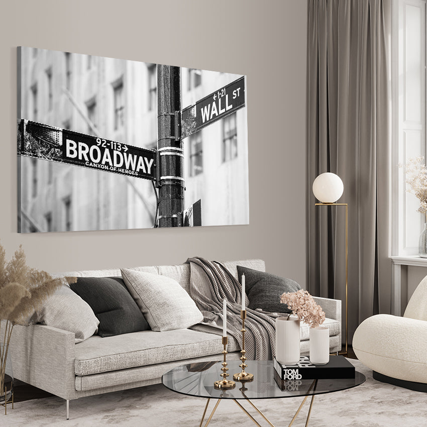 Ljuddämpande tavla - Broadway Street