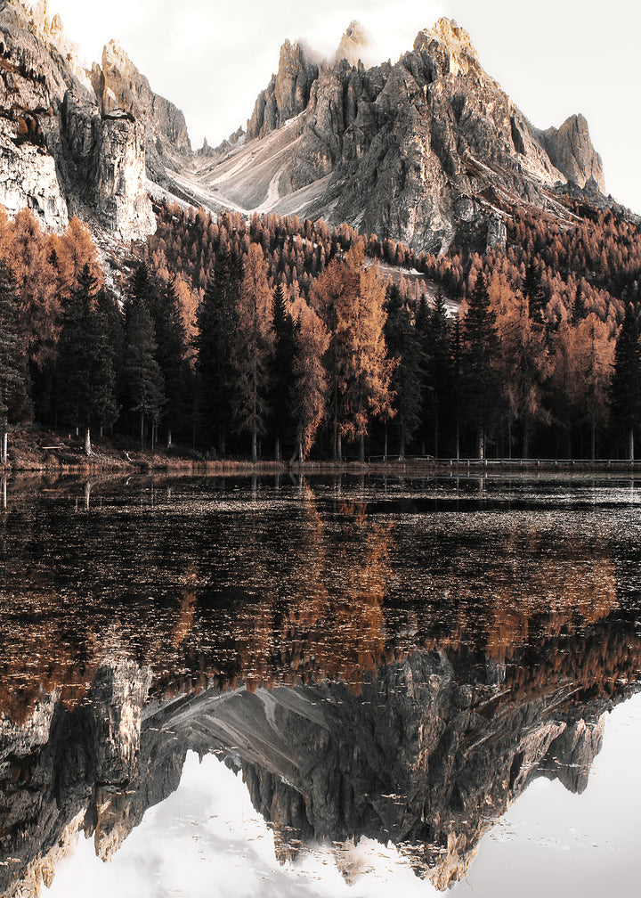 Ljuddämpande tavla - Alps in Autumn