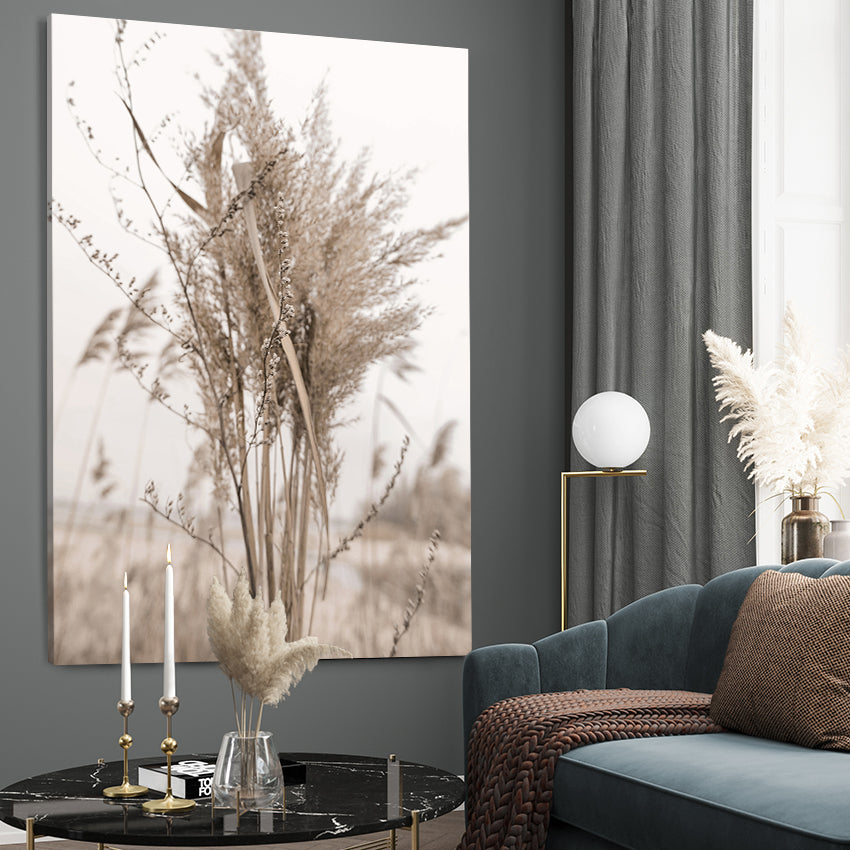 Ljuddämpande tavla - Pampas Grass