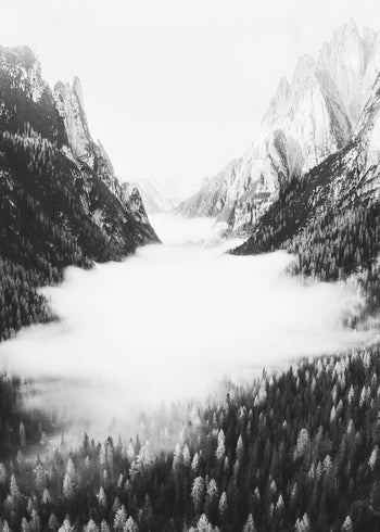 Ljuddämpande tavla - Mountains and Valleys