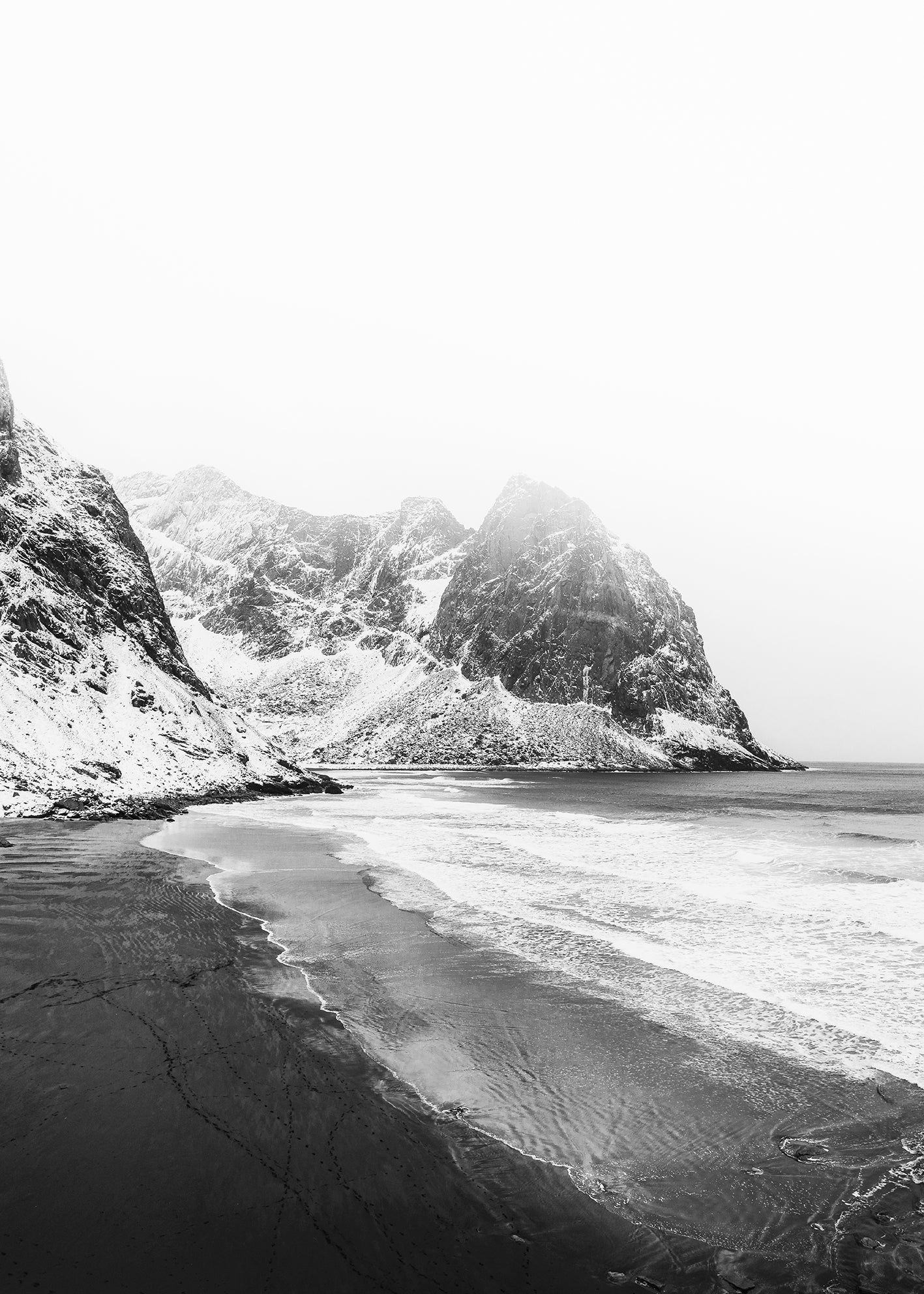 Ljuddämpande tavla - Nordic Beach