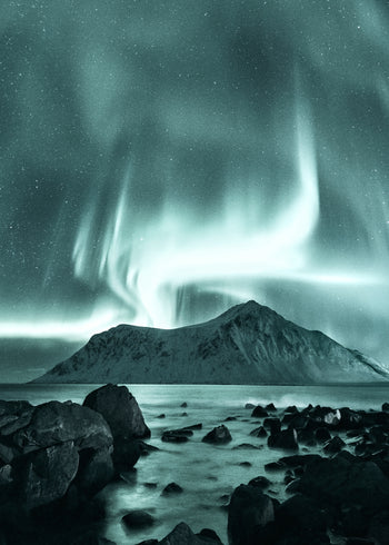 Ljuddämpande tavla - Northern Lights